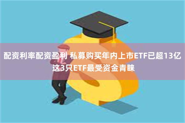 配资利率配资盈利 私募购买年内上市ETF已超13亿 这3只ETF最受资金青睐