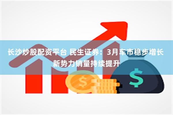 长沙炒股配资平台 民生证券：3月车市稳步增长 新势力销量持续提升