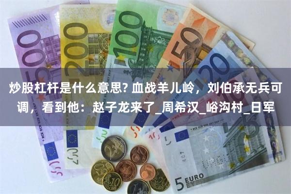 炒股杠杆是什么意思? 血战羊儿岭，刘伯承无兵可调，看到他：赵子龙来了_周希汉_峪沟村_日军